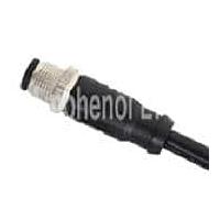 Amphenol LTW MSAS-05BMMM-SL8D10 Sensor Cables / Actuator Cables M12 Circular Metric Connector, A Code, Metal, 4A, 05 pins, Male Connector, Male Contact, Straight, Screw Thread, Overmolded, Length 10000mm, IP68 / IP69K