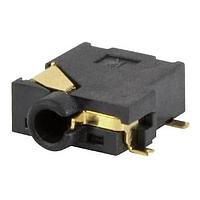 Same Sky (formerly CUI Devices) SJ1-42514-SMT-TR Phone Connectors 2.5 mm, Stereo, Right Angle, Surface Mount (SMT), 4 Conductors, 0 2 Internal Switches, Audio Jack Connector