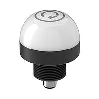 Bộ chỉ thị RGB đa màu lập trình được K50 Pro Touch Series: Cảm biến chạm RGB 14 màu; 12-30 V dc; Polycarbonate; IP67 IP69K; Hai chế độ, NO, nhấn giữ; Đa màu; Đầu nối nhanh M12 8 chân tích hợp; Biểu tượng đặt lại khắc laser Banner Engineering K50PTAMRGB14Q-RSETI