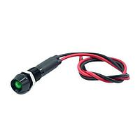 Đèn Bảng LED XANH LÁ 8MM ĐAI ỐC 12VAC/DC Mallory Sonalert FL1A-8CW-1-G12V