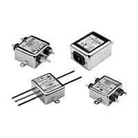AMP Connectors - TE Connectivity 5EK7 Power Line Filters 5A IEC 1/4" FASTON BULKHEAD MNT