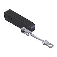 Molex / FCT 173112-0363 Dust Cap DUST CAP S3 PLSTC PLG W/CHAIN ANTI