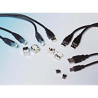 EDAC 690-008-221-013 USBタイプAコネクタ デュアルスタックタイプA ゴールドフラッシュ 直角