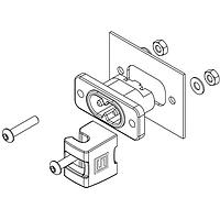 Bộ Lắp Giữ 2 m 2578 ĐẦU VÀO THIẾT BỊ 2.5A 70°C có Lực Giữ Schurter 6160.0132