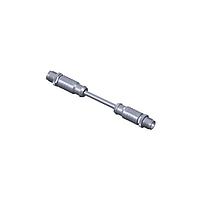 Amphenol LTW MSDS04ML-SDSML-SE001 Sensor Cables / Actuator Cables M12 Circular Metric Connector, D Code, Metal, 4A, 04 pins, Male Connector, Male Contact, Straight-to-Straight, Screw Thread, Overmolded Double Ended, Length 1000mm, IP68 / IP69K