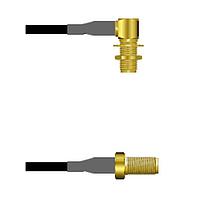 Amphenol Custom Cable Q-2P02V0003011i RF Cable Assemblies SMA-RJB/SMA-SJ G174 11I