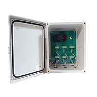 Hộp nối 6 kênh công tắc triaxial, thép không gỉ, đầu nối M12 Amphenol Wilcoxon VLT6SM12