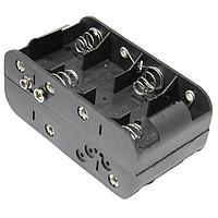 Eagle Plastic Devices 12BH281B-GR バッテリーホルダー 8 C スナップ付き