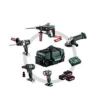 METABO COMBO SET 5.1 无绳钻机套 (SB 18 LTX + KHA 18 LTX + W 18 LTX 125 QUICK + SSW 18 LTX 300 BL + ULA)