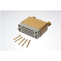 Amphenol Positronic SND25M5B30T2D Plug D-Sub Male Connector 25P Solder Tail Right Angle Gold Shell Jackscrews