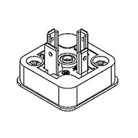 Đầu nối tròn DIN mPm Đế DIN Hình thức A B28 Đế 2 chân GND Molex 1210130199