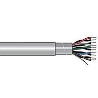Alpha Wire 2243C SL001 Communication and Control 18 AWG, 3 Pair Communication Cable, Shielded, 1000 ft - Slate