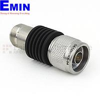 Fairview  SA18N5WA-04 4 dB Fixed Attenuator N Male To N Female Up To 18 GHz Rated To 5 Watts With Black Aluminum Heatsink Body