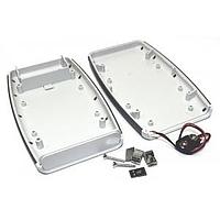 Vỏ Nắp Pin Cầm Tay + Pin/ABS 5.8x3.5x0.98" Màu Xám Hammond Manufacturing 1553DGYBAT