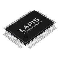 MCUs 16bit LP-MCU 256KB Flash 16KB RAM 32kHz & 24MHz - 1.5 ~ 5.5V -40 ~ +105C QFP100 ROHM Semiconductor ML62Q1577-NNNGAZ0AX