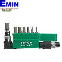 Bộ vít lục giác 1/4 inch 8 chi tiết TOPTUL GAAL0803 30mm
