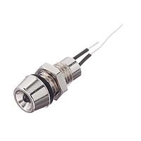 Đèn Báo Gắn Bảng LED Màu Xanh Kim Loại DC 4V Amphenol LTW L08-01BAAS-MR7001