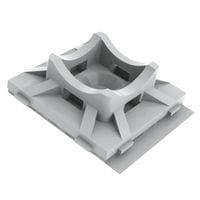 Essentra Components FTH-7A1-RT-C Cable Tie Holder Cbl Tie Hldr,Adh Mnt,Natural,1x1 in