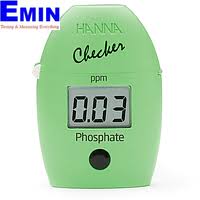 Technician checking a phosphate meter used for water quality measurement