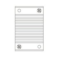 Tản nhiệt Bộ chuyển đổi DC/DC cho Dòng TEP 40/60/100UIR TRACO Power TEP-HS2