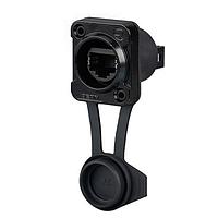 Đầu nối khung Ethernet kết nối nhanh, loại sừng, đầu nhận phía sau, kín khí và IP65. REAN RRE8F-Z-112S-0