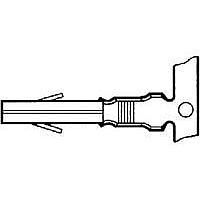 AMP Connectors - TE Connectivity 350570-7 (Cut Strip) コンタクトソケット 24-18 リール カットストリップ 100個