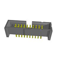 Samtec SHF-118-01-L-D-TH ヘッダー＆ワイヤーハウジング シュラウド端子ストリップ、0.050インチピッチ