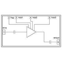 Chip Bộ Nhân Tích Cực x2 Chủ Động, 18 - 29 GHz Fout Analog Devices HMC576