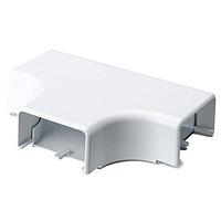 HellermannTyton TSRP2W-21-1 Wire Ducting & Raceways Tee Cover, 1-1/4", 1" Bend Radius, PVC, White, 1/bg