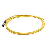 HARTING 21350100315020 Sensor Cables / Actuator Cables M12 A-code 3-pin Straight male to open end, 2m, PVC yellow jacket