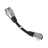 Banner Engineering BCP-MAF3-MAM3-14-5M Sensor Cables / Actuator Cables Cordset: Double Ended 7/8 in; 3-pin Straight Female; 3-pin Straight Male; 5 m (16.4 ft) Black PVC Jacket; Nickel-Plated Brass Coupling Nuts