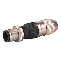 Đầu nối MOSA M12 ĐỰC 0 CÓ THỂ ĐẤU DÂY TẠI HIỆN TRƯỜNG (IDC), 4 chân 0.25...0.5mm Murrelektronik 7000-12481-0000000