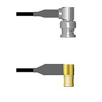 Amphenol Custom Cable Q-0E03U0008009i RF Cable Assemblies BNC-RP/SMB-RP RG58 9I