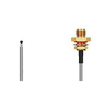 Bộ cáp RF I-Pex MHF 5L2SMA, RP, Đầu cái, Đầu đực BHJ, có vòng đệm O, dài 200mm, cáp 1.37mm, màu đen, 6GHz, đai ốc rửa GCT (Global Connector Technology) CAB467RF-0200-A-1