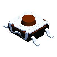 Diptronics T6WM1SGQR タクタイルスイッチ SPST 50mA/32VDC 6.2SQ 350gf VERT