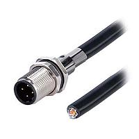 Cáp Cảm Biến / Cáp Bộ Chuyển Động Loại Hàn, Gắn Trước M12*1.0, Mã D 4 Chân, Vít Hợp Kim Đồng, PUR 1.0M Same Sky (formerly CUI Devices) CDM1262-04D-MW-F12-050-67