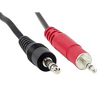 Switchcraft 36HR03636X アダプターケーブル RA-3.5MM TO RA-3.5MM 3FT ケーブル ブラック