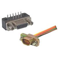 ITT Cannon MDM-69PL2L-A174 マイクロD D-Subコネクタ DSUB - マイクロD、69ピン、I" ソリッドワイヤー端子、商用ジャックスクリュー低プロファイル、無電解ニッケル