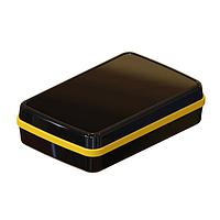 Serpac CX67DBKAYL Hand Held CX-67 Series Waterproof Pocket Enclosure with Yellow Seal. Three-Piece Design, Polycarbonate Plastic, Integrated Waterproof Seal, IP 65, 66, 67; NEMA 4X, 12, 13 Ratings