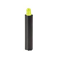 BIVAR LTM2605YT LED Circuit Board Indicators Vertical LED Assembly, 0.26 in. Length, 5mm LED, Yellow, Tinted Lens, Black Crystaline Polymer