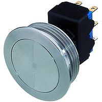 Công tắc tiêu chuẩn Nút nhấn dạng cột Vòng phát sáng màu xanh dương Schurter 1241.6964.1124000