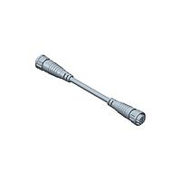 Amphenol LTW AA-BU12FL-BUFL-LA004 Sensor Cables / Actuator Cables Ceres, Standard Size, Plastic, 2A, 12 pins, Female Connector, Female Contact, Straight-to-Straight, 2 Points Lock, Overmolded Double Ended, Length 4000mm, IP66