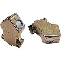 Vỏ Bảo Vệ Hai Mảnh D-Sub Vỏ Bảo Vệ 25 / 44 Vị Trí HD 45 Lối Vào Kép NorComp 959-025-030R121