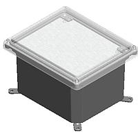 Nắp Đậy Vít POLY N4 RMV Màu Xám 11.75"x9.88"x7.45" Serpac I352S,TGBG