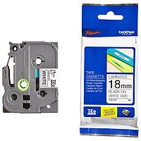 BROTHER TZE-241 Tape Black on White (18mm)