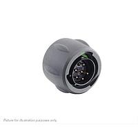 Eaton Souriau-Sunbank UTSX610E98PZ Plugs Plug, without backshell, with 6 male solder contacts, IP68/69K in unmated conditions, keying Z