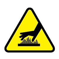 Nhãn Cảnh Báo Nhãn Vinyl Biểu Tượng Bề Mặt Nóng Panduit WL36Y