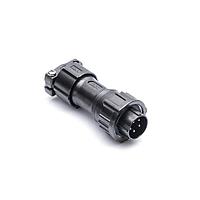 Amphenol LTW HB20-04BFMA-SL8001 Straight Heavy Duty Shielded Sensor Connector, M20, Metal, 10A, 04 pins, Female Connector, Male Contact, Straight, Screw Thread, Solder, Field Installable, F5.5 - F12.5mm, IP68