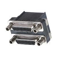 Đầu nối Micro-D D-Sub CMD RA DUAL STACK 25 K 25/30 CH Ống JKPOST Molex 83619-9011
