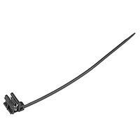 Essentra Components 550246 Cable Tie Mounts Cable Tie Holder, Edge Mount, Black